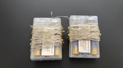 LED イルミネーション インテリア ワイヤー ライト 電飾 10m2個セット