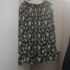 niko and…　花柄　プリーツスカート　フラワープリント