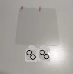 2枚ずつ iPhone14Plus 画面保護フィルム カメラ保護フィルム
