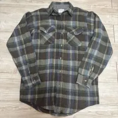 60s70sビンテージJeff Martin MADEIN USA古着ネルシャツ