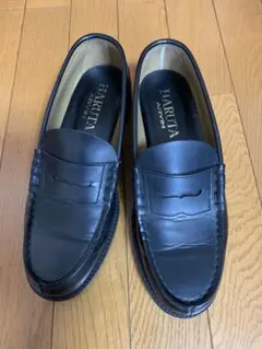 HARUTA 黒ローファー 25.5cm