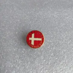 2002年サッカーワールドカップデンマーク国旗 ピンバッジ 約2.5cm