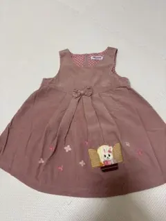 MIKI HOUSE ピンク ワンピース 90