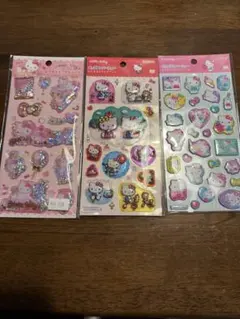 ハローキティ　サンリオ　シール　3点セット