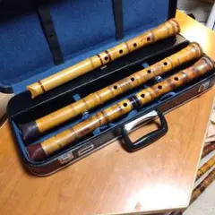 【現状品】尺八　 都山流 和楽器　銘有り　ハードケース付き 現状品】尺八 都山流 和楽器 銘有り ハードケース付き 現状品】