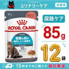 ロイヤルカナン　ユリナリーケア　健康な尿を維持したい成猫用85g×12パックのサムネイル