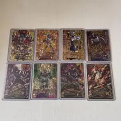d*7様 仮面ライダー カード　中古　8枚セット　▼