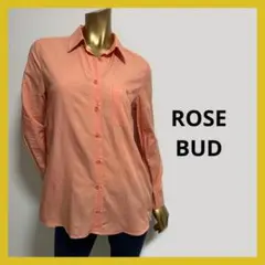 新品タグ付き ROSE BUD シャツ F コーラルのサムネイル