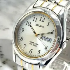 CITIZEN　ソーラー　美品　腕時計　メンズ　レグノ　E101-K005299