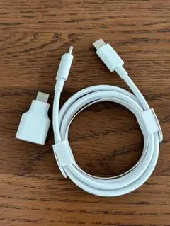 Google pixel USB-C to USB-Cケーブル ホワイト