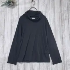 ☆アーヴェヴェ/a.v.v standard (40)タートルネック シャツ 黒