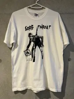 SORE THROAT Tシャツ Mサイズ ホワイト