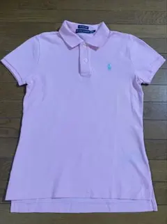 ラルフローレン　半袖 ポロシャツ ピンク　M レディース　ホース刺繍