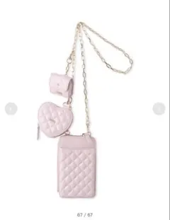 FURFUR マルチショルダー ピンク
