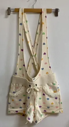 未使用 ピーチジョン PEACH JHON ミニオールインワン ハート S/M