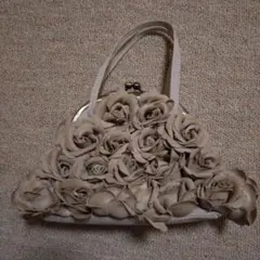 アルファベットアルファベット★花柄パーティーバッグ（ドレス、成人式、薔薇、結婚式