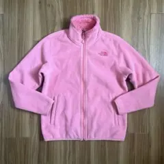 140ノースフェイス子供ピンク裏ボアフリースジャケットNORTHFACE