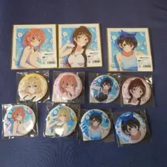 彼女、お借りします DMMスクラッチ ミニ色紙 缶バッジ まとめ売り
