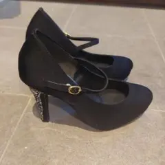 エスペランサ　パンプス　ヒールキラキラ