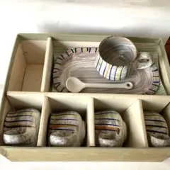 第一陶器　コーヒーカップ　ソーサー　5客　スプーン付き