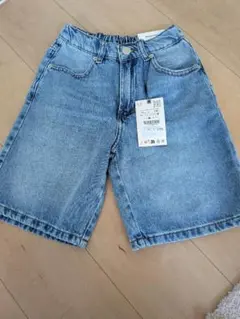 ZARA KIDS BAGGY FIT デニムハーフパンツ 140cm