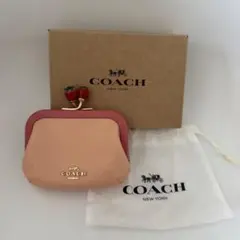 コーチ COACH 小銭入れ レディース コインケース レザー がま口 y2k