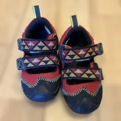 New Balance ベルクロサンダル レッド15センチ