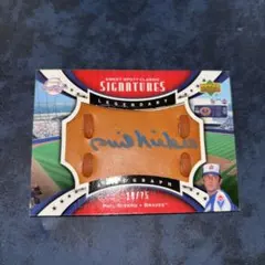 Phil Niekro Braves 直筆サイン 19/75 UD 2007