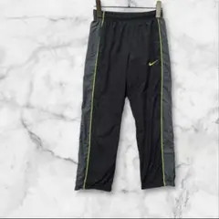【ナイキ】ジャージ トラックパンツ トレーニングウェア ナイロン　グレーキッズS