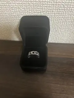 【ヴィンテージ】チェーンモチーフ シルバーリング 11号