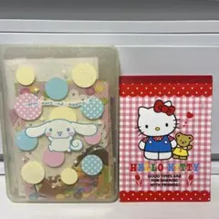 は*⃝様 平成レトロ　メモ帳　詰め合わせ　シール付き　サンリオ　キティ　シナモン