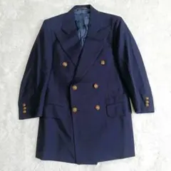 ダブルブレスト 紺ブレ 金ボタン テーラードジャケット　6釦　y2k