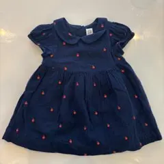babyGap 90cm ベビー ワンピース 18-24months りんご刺繍のサムネイル