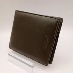 CROCODILE クロコダイル 二つ折り財布 ダークグリーンのサムネイル