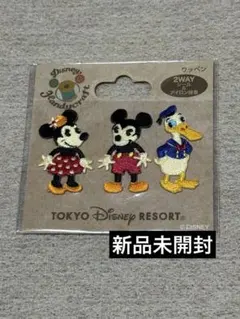 東京ディズニーリゾート★ワッペン★レトロ★ミッキー★ミニー★ドナルド★クラフト