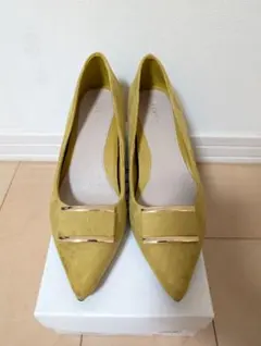 ☆お値下げしました☆RANDA　パンプス　23.5cm　スエード　秋靴　イエロー