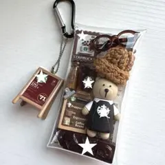 ★ガチャ詰めポーチ★くまさん カフェ