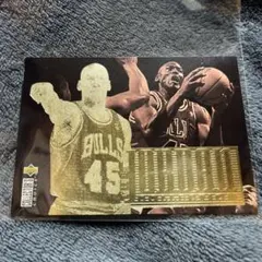 マイケル・ジョーダン1995年NBAカードUpper Deck Bulls 金箔