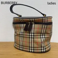 BURBERRY バニティ シャドーホース ノバチェック ポーチ