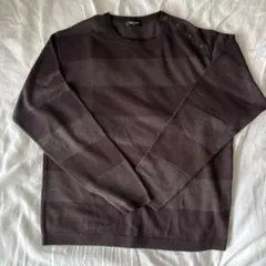 COMME CA ISM ボーダーニット