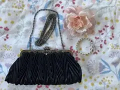 クラッチバッグ・コサージュ・ブレスレット３点セット