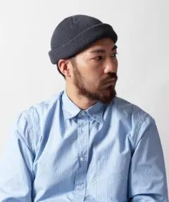 RACAL ラカル ROLL KNIT CAP ニットキャップ　チャコールグレー