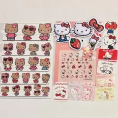 【おすそ分け】キティ　日焼けキティ　4サイズステッカー