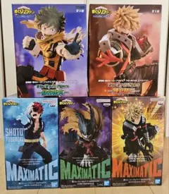 ヒロアカ　フィギュア　MAXIMATIC　緑谷出久　爆豪勝己　轟焦凍　黒デク