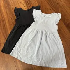 H&M ノンスリーブワンピース 110 2点
