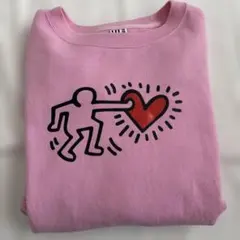 uniqlo×Keith Haring ピンクスウェット