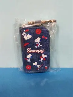 PEANUTS SNOOPY デニム調キーケース　新品未開封