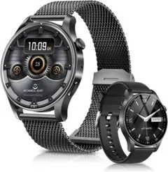 スマートウォッチ 新登場 丸型 1.43インチ AMOLED 高精細画面