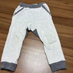 マーキーズ　スウェットパンツ　長ズボン　95 白　グレー　カラーネップ