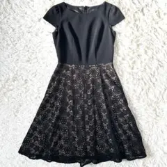 ANAYI ドッキングワンピース ドレス 刺繍 レース 花柄 セレモニー36/S